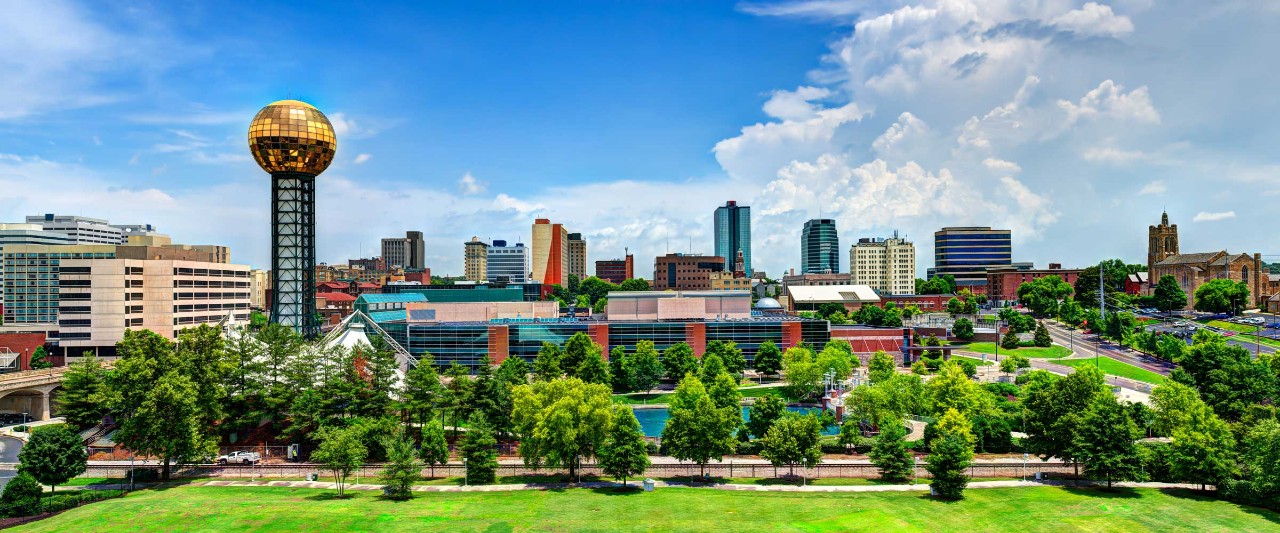 Image of Knoxville Tennessee skyline