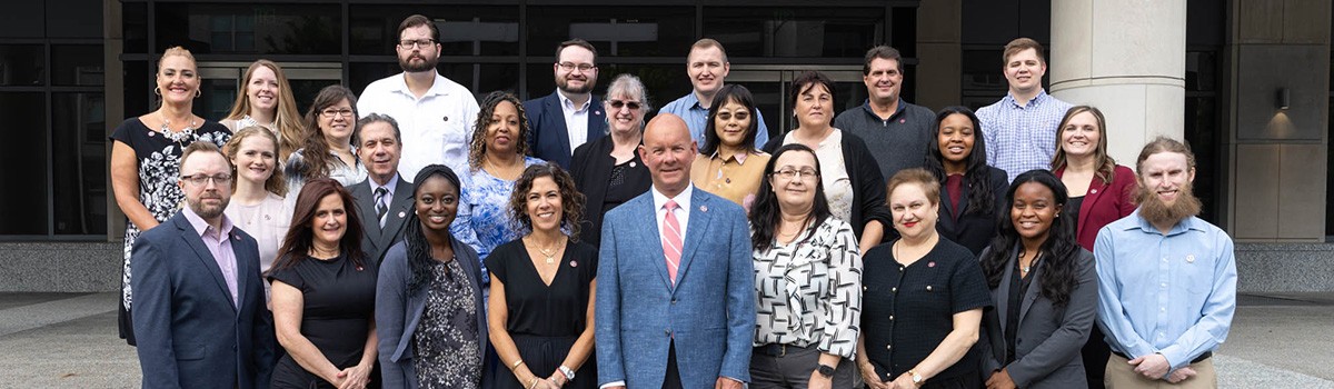 HPR staff with the comptroller of the treasury