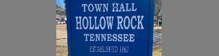 Image of Sign for Hollow Rock Town Hall 