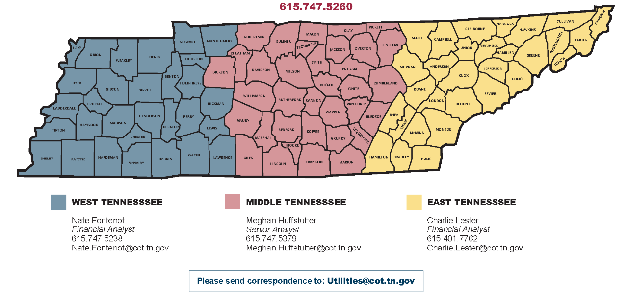 Utility Contact Map